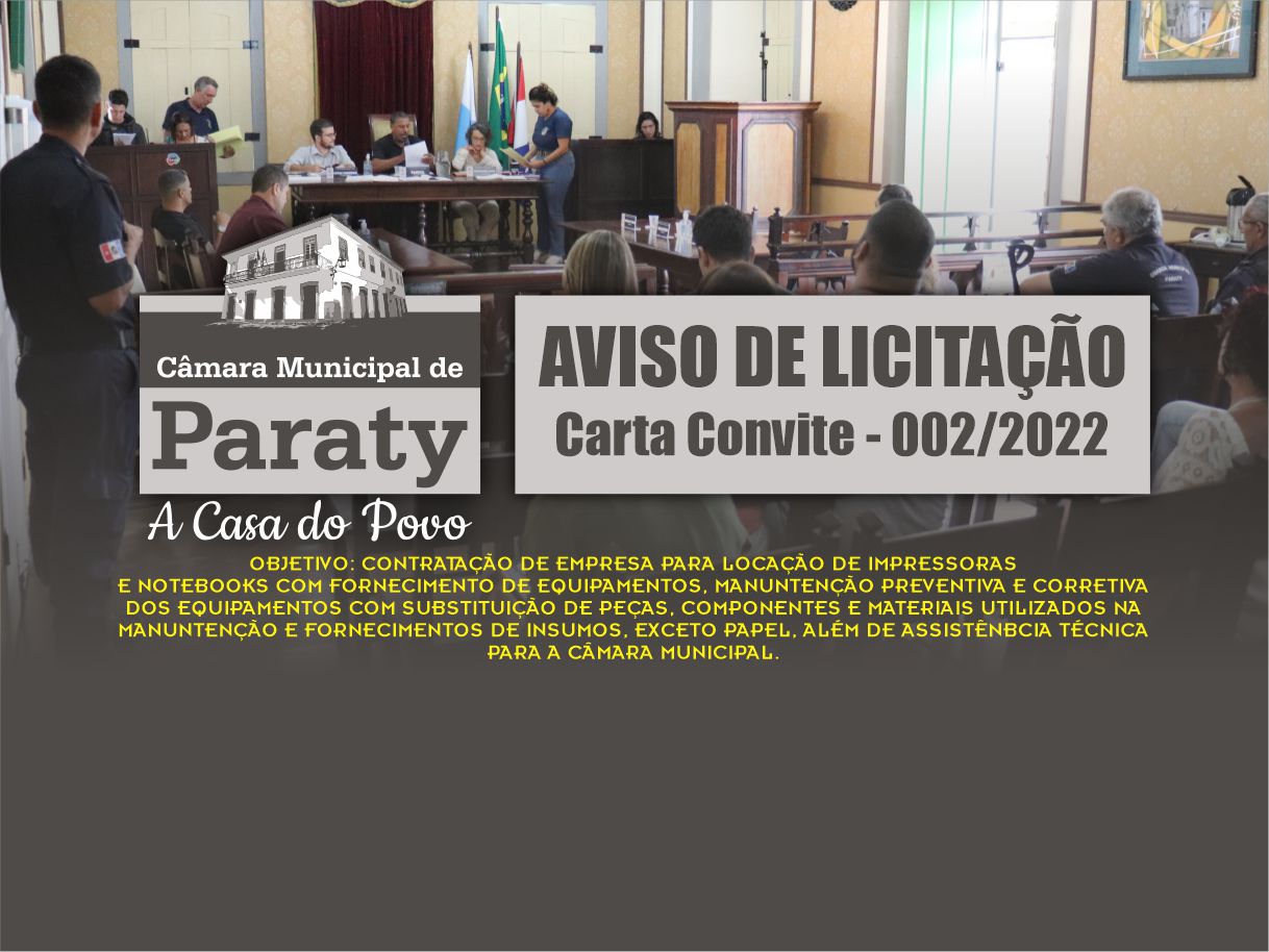 licitacao carta convite