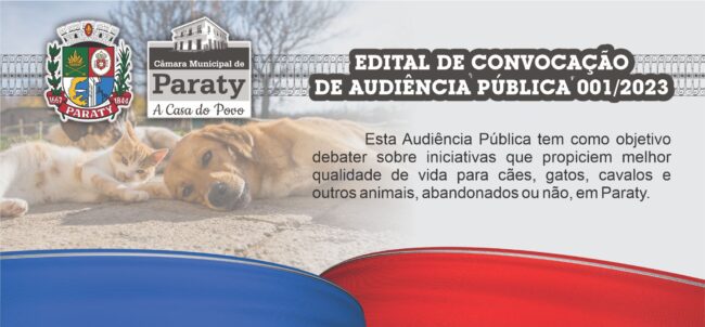 noticia site edital audiencia animal